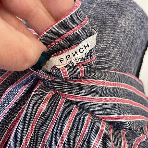 FRNCH MIDI Shirt Dress Size S/M - Picture 5 of 5